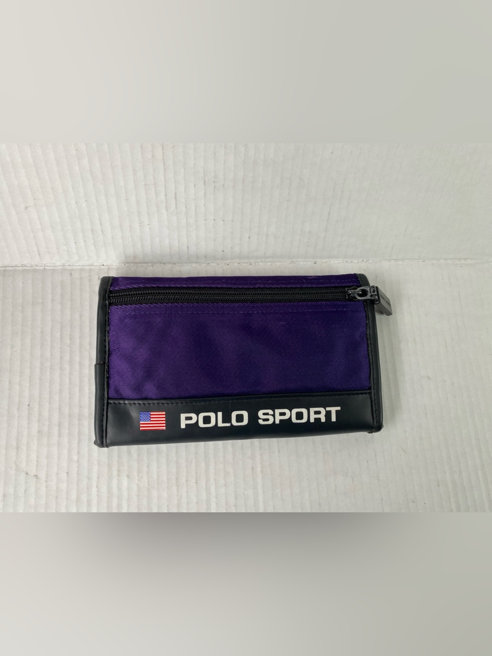 Vintage Polo Sport Ralph Lauren Purple Nylon Wallet 90s Y2K Streetwear - Picture 6 of 6